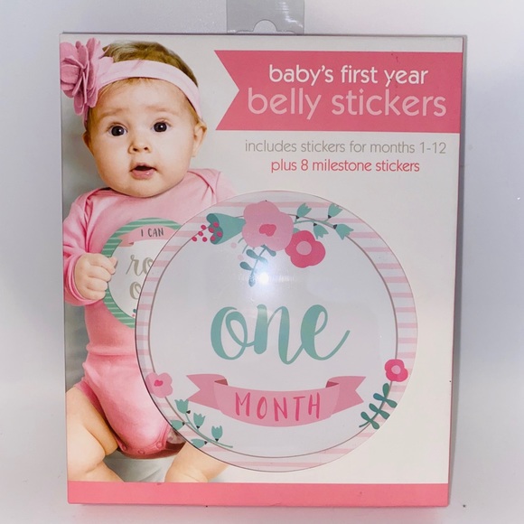 New Baby girl milestone sticker pack - Picture 2 of 3